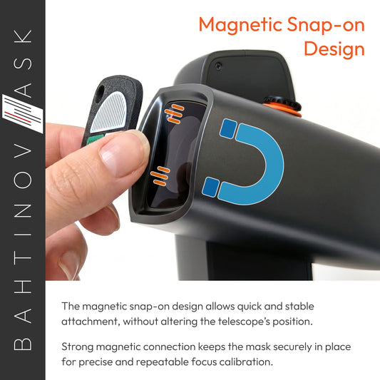 Bahtinov Focus Mask for DWARF Mini – Magnetic Precision Focus Calibration