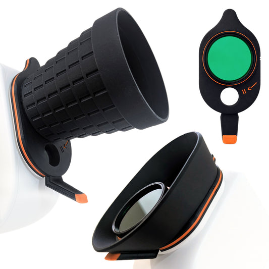 DeWiew Protect & Filter – Double Dew Shield System & Filter Holder for Seestar S50 PRO
