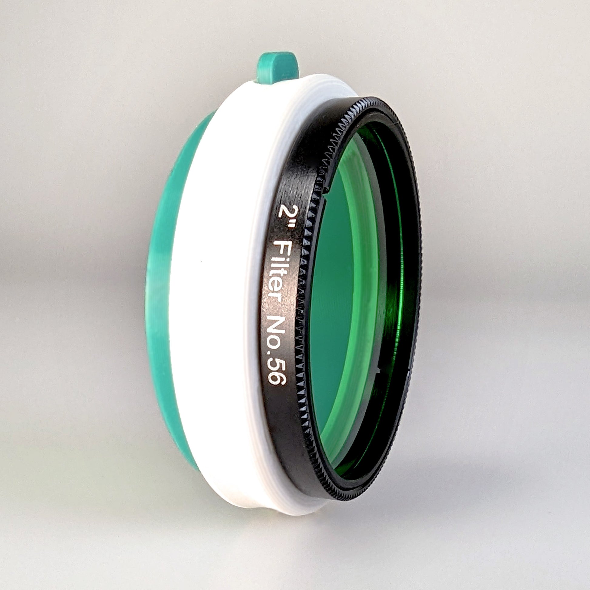 Close-up of 2 Inch Optical Filter Adapter Attached to ZWO Seestar S50