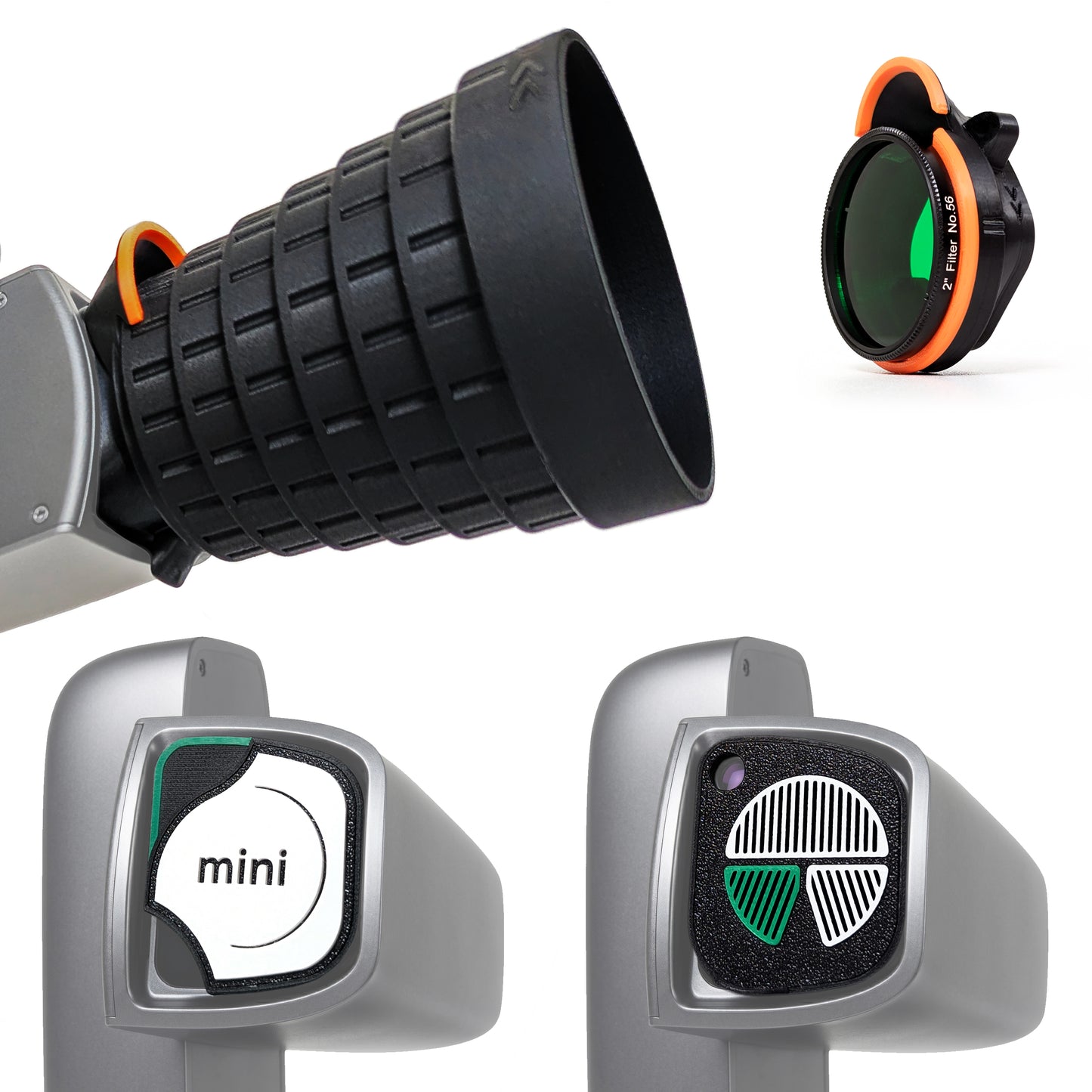 ProKit 4 for DWARF Mini Telescope: Bahtinov Mask, LensGuard, Dewiew Dew Shield, 2" Filter Holder